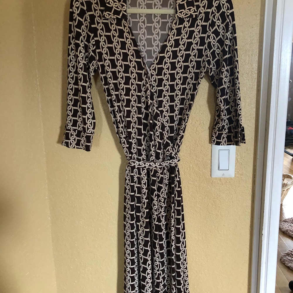 Dress silk wrap style.